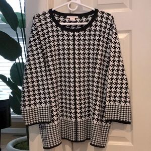 Allison Daley Houndstooth Sweater